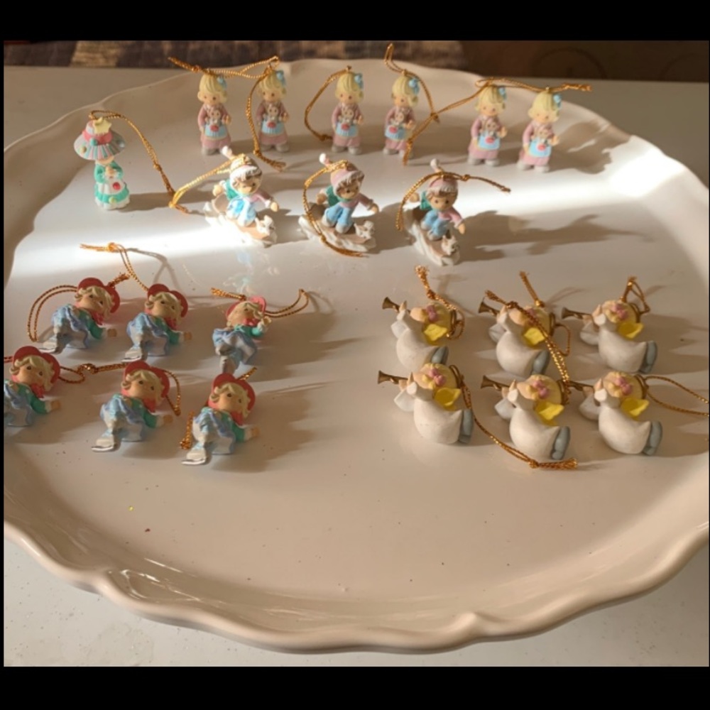 Mini Christmas Tree Precious Moments Ornaments